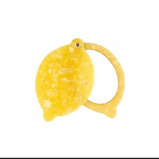 자이클랩 차주영손거울 손거울 폴딩 자개손거울 미러, 1개, 레몬