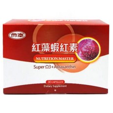 亦峯 紅藻蝦紅素膠囊, 8個, 30顆