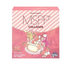 美神契約 MSPP 膠原蛋白 草莓牛奶口味, 10g, 1套