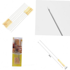 바베큐 꼬치 10p 세트 캠핑꼬치 구이 쇠꼬챙이 꼬지