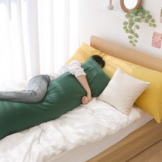 메이플 롱롱 사각 빅 바디필로우 커버 150x50cm, 윈터차콜