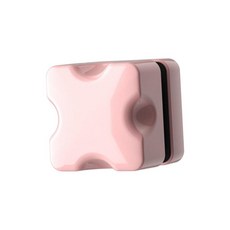 JC 아크릴 탱크용 수족관 자석 브러시 휴대용 스크래치 청소 브러시 없음, 분홍색, ABS, 1개