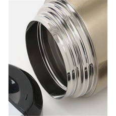 행복득템 스텐보온죽통 800ml 골드 도시락통