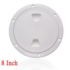 도착 라운드 데크 플레이트 해양 액세스 보트 검사 커버 ABS 플라스틱 부식 방지 내기, [05] Type2 8inch
