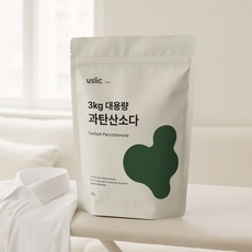 어슬릭 과탄산소다(국내산) 분말세제 대용량 표백제 빨래, 1개, 3kg