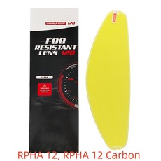 RPHA 12 쉴드 호환 HJC RPHA 12 RPHA 12 Carbon헬멧 렌즈 선스크린 오토바이 헬멧 쉴드, Anti Fog Insert, 1개