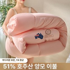 채움도트 양모이불 여름 울 호텔 보온 프리미엄, 제이드