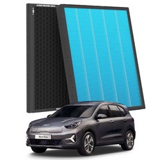 1+1 PM 0.3 에어컨필터 활성탄 블루 초미세먼지, 2개, 니로플러스 (22~현재) [FCP-11]