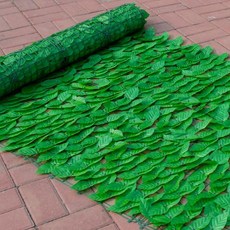 인조 담쟁이넝쿨 인조넝쿨 예쁜 식물 벽장식 아열대 거실, 연녹색 네모잎 너비 0.5mx길이 0.5m