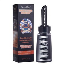 鬍子大叔 髮蠟梳 髮膠梳 油頭啫喱梳 自帶梳子 快速造型, 1個, 油頭梳260ml-單瓶售