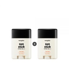 1+1 피부건조 햇빛따가움 자극민감 선스틱 무기자차 판테놀 함유 22g 2개