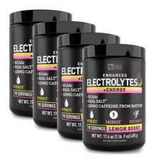 벨라뉴트리션 프리워크아웃 전해질 플러스 에너지 드링크믹스 레몬베리맛 Vela nutrition Electrolyte, 495g