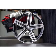 FK鋁圈 18吋 5/114.3 S1521 亮鐵灰車面 鋁合金輪圈, 1個