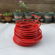 자이언트 플라워 줄기 메타폴 PVC 풍선아치 DIY 조형 파이프, 1개, D. 1216 모양 튜브 5m 빨강