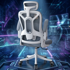 SUNDI 게이머 의자 고급 사무실 편안한 가정용 SD-HS909, 그레이