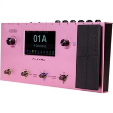 플라마 FX200 멀티 이펙트 기타 프로세서 5인치 LCD 터치 스크린 프로그래머블 MIDI 포트 광범위한 입출력 지원 모듈 주문 변경 USB 오디오 녹음 58 프리앰프 모델, FX200 Pink