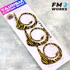 FM웍스 타이리즘 데빌테일 웨이브 타이라바 대구라바 스커트, 2개