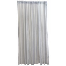 簡單生活館 防蚊靜音門簾 穿桿式門簾 免圖釘 (不含伸縮桿), 亮銀色