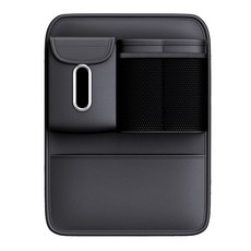 汽車車載防水儲物袋 後排座椅多功能置物懸掛袋 大容量車內品收納袋, 黑色,34.5*46.5*6, 1個