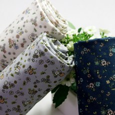 자투리 면20수평직 들꽃처럼 택1, 면20수평직 들꽃처럼 네이비, 1개