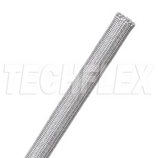 美國Techflex NMN0.31SV 銀色 柔軟 尼龍布料材質 線材套管 - 1公尺, 1個
