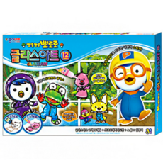 종이나라 12000 뽀로로 글라스아트, 12색, 1세트