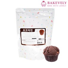 초코머핀믹스 1kg 선인 컵케이크만들기 초코케이크, 1개