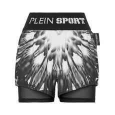 플레인스포츠 로고 웨이스트밴드 그래픽 프린트 쇼츠