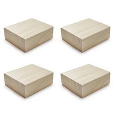 아이베란다 원목 목재 몽땅각재 가구다리 받침 부목 교구 DIY 교육용, 4개, 12_38x89x100mm 스프러스원목