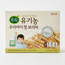 순작 유기농 우리아이 첫 보리차 티백, 8g, 20개입, 12개