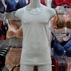 비비안 GENTOFF 면 폴리 마름모무늬 남성 런닝 RU1218_BP