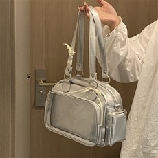 여성용 이타백 숄더 투명가방리본 투명숄더백 굿즈 덕질 이타백 대용량 크로스백 콘서트가방
