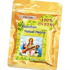 인도 염색약 실크플로라 헤나 브라운 100g 브라운헤나 새치커버 염색 집에서