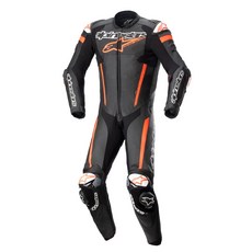 ALPINESTARS GP IGNITION 1 PIECE LEATHER SUIT 亞洲版 防摔衣, 黑白紅(完售),XL