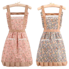 동나율 예쁘고 가벼운 방수 앞치마, 핑크, 1개