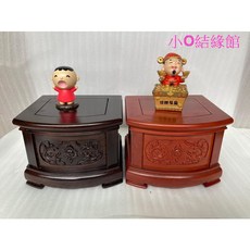 小o結緣館仿古傢俱大款木面底座木雕石雕神尊茶壺藝品古董花瓶座18x17x13(花梨木)(快速到貨專區), 1個, 木色