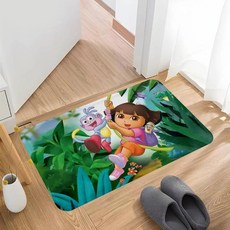 애니메이션 바닥 카펫 미끄럼 방지 물 흡수 긴 스트립 쿠션 침실 매트 웰컴 러그, J. z10