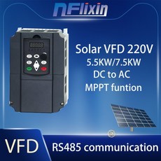 VFD 태양광 인버터 워터 펌프 드라이버 MTTP 속도 제어 3P DC 200-400V 입력 220V 출력 주파수 변환기, 05 4KW DC200V-400V