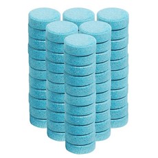 UNLRAE 100PCS 윈드실드 워셔액 자동차 액세서리 유체 농축 청정 정제 유리 클리너 고체 발포 얼룩 제거 투명 시야