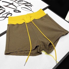 쁘띠꼬모 여성 스트라이프 밴딩 스포츠 숏팬츠 캐주얼 데일리 편안한 반바지 GX5052232