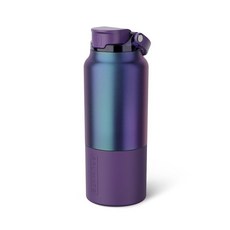 BrüMate Rise 커버 실리콘 빨대가 있는 739.3ml25온스 물병 | 100% 누출 방지 단열 컵 홀더 친화적인 베이스 739ml25온스 구아바 180944, 다크 아우라