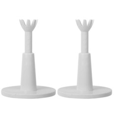 [ 1097879 ] 고무 골프 티 스탠드 2개 세트 조절 가능한 골프공 홀더 드라이버 스탠딩 드라이버 볼 서포트 스파이크 액세서리 연습장 및 야외 훈련용 화이트, [ 1097879 ] 고무 골프 티 스탠드 2개 세트,