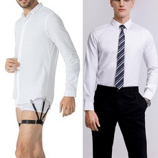 남성 셔츠 고정 밴드 가터 벨트 빠짐방지