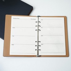 (GTS75894)채움 6공 주간 다이어리 속지 180매(A5), 1개, 1개