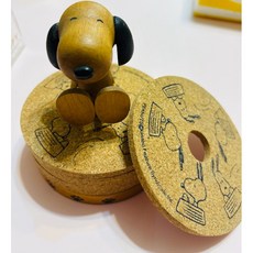 Snoopy 史努比 軟木杯墊組, 1個