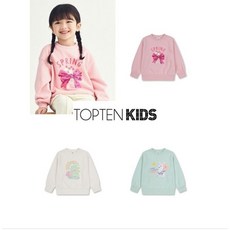 탑텐 TOPTEN 라이트 테리 더블시퀸 스웨트셔츠 MKF1TR2102-IC 554100