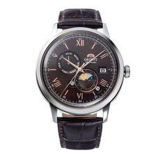 ORIENT 東方錶 RA-AK0804Y 日月相機械腕錶 42mm 棕面