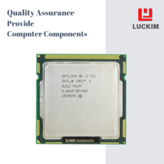 Intel Core i5-750 CPU 소켓 LGA1156 4코어 4스레드 2.66GHz 8MB L3 캐시 95W, intel i5-750