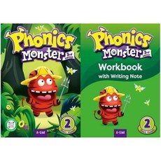 Phonics Monster 2 3ED 교재 + 워크북 세트(전2권), A*List, 초보자