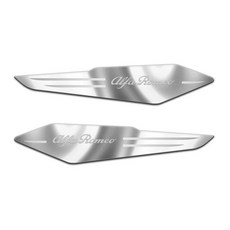 자동차 반사 바디 사이드 펜더 장식 스티커 배지, 2. Silver, A. For Alfa Romeo